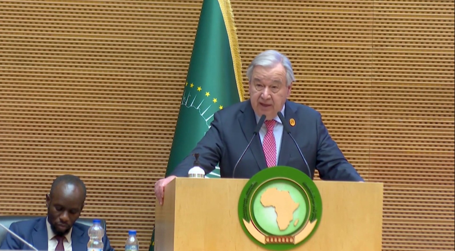 UN Secretary-General António Guterres at the African Union Summit: The International Community "Must Avoid Regional Escalation at All Costs"