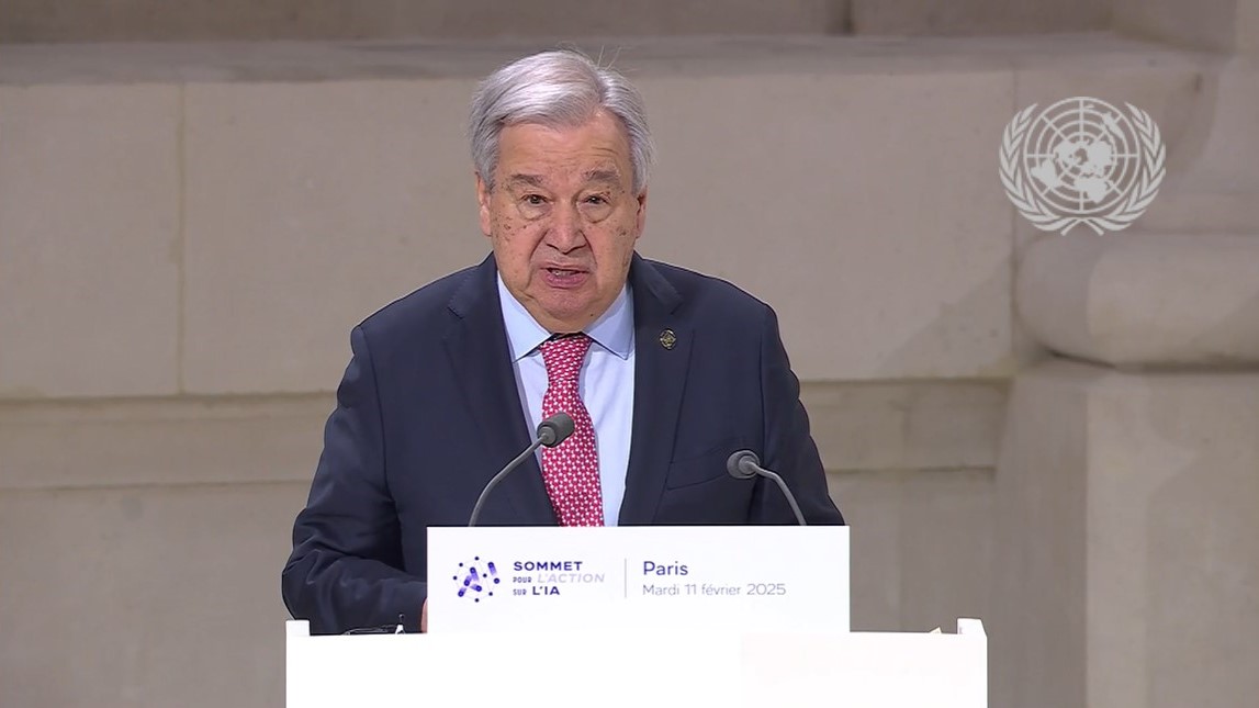 Remarks by António Guterres, Secretary-General of the United Nations, at the Artificial Intelligence Action Summit - Plenary session