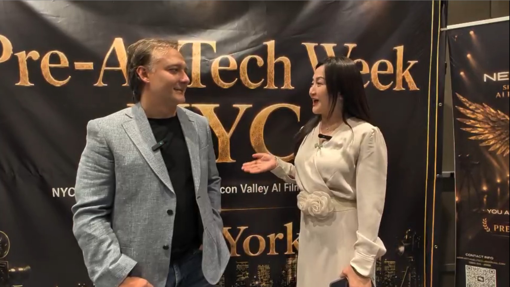 Celebrity Media Li Jingyu Interviews Steven Raga, Jesse, & Top AI Innovators at Pre-AI Tech Week NYC