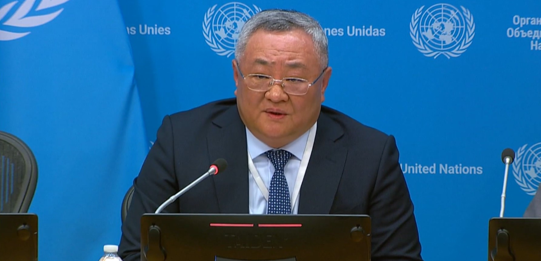  UN Mission Chinese Ambassador Fu Cong said China-US relations “goes far beyond” the Strait.